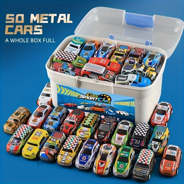 A 50-piece Alloy Toy Car