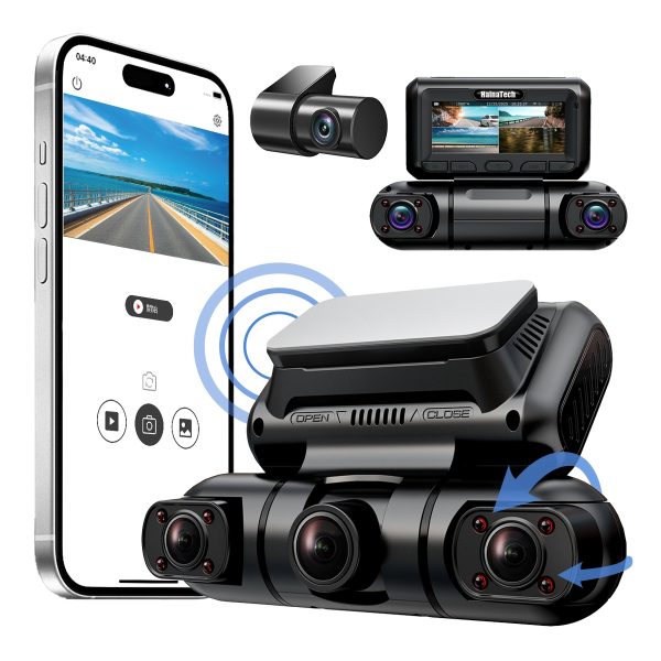 Hainatech 360 Degree View 4 Channel Dash Cam Front